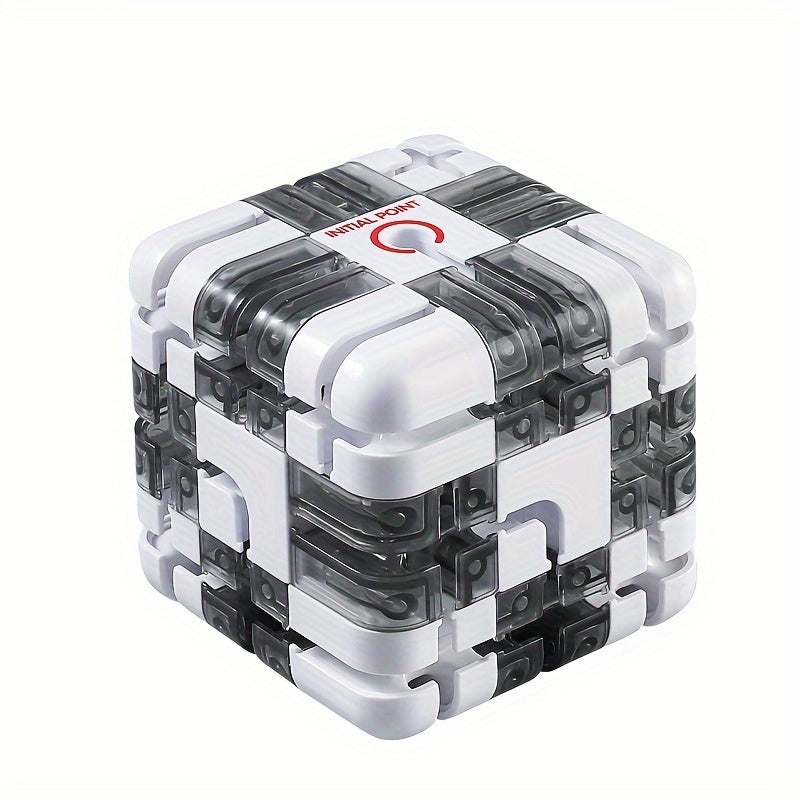 [Magic Cube] 3D Maze Magic Cube | Puzzle Maze Cube Brain Teaser, Educational Puzzle Toy For Children And Adults, Christmas Gift, Challenging Game