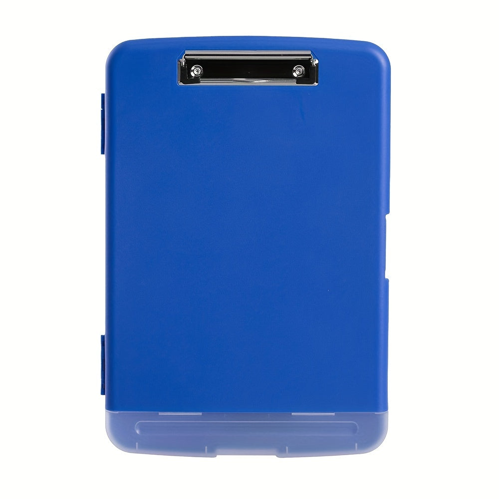8.5X11 Clipboard with storage, Plastic A4 Clips Board with pen holder to keep your documents organized