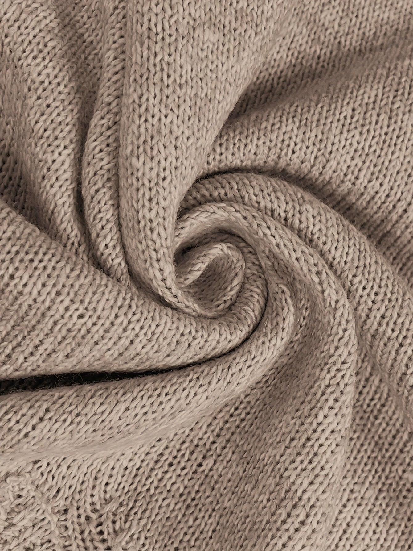 Women'S Elegant V-Neck Pullover Sweater with Puff Sleeves & Bow Tie Back - Loose Fit Casual Sweet Style, Beige, Long Sleeve, Perfect for Daily Wear or Gatherings, Casual Wear Sweater | Vneck Sweater | Glossy Texture