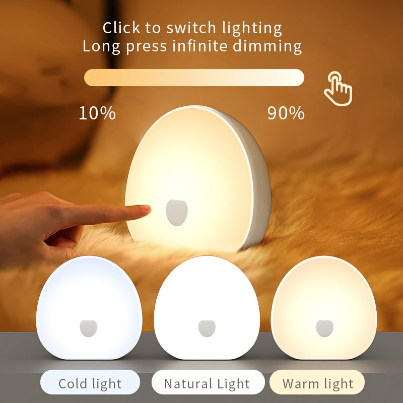 [White Noise Night Light] Multiple Colors White Noise LED Night Light | Stepless Dimming, with Timer, Sleep Sound White Noise with Natural Soothing Sounds, Memory Function Portable Sleep Device with 1200Mah Rechargeable Lithium Battery