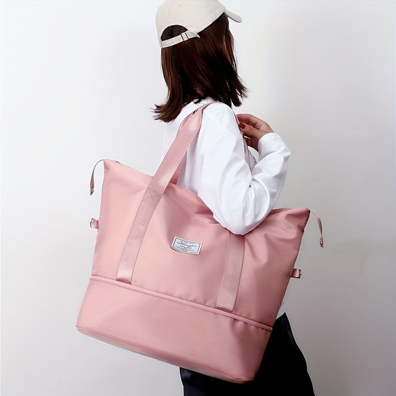 1PC Travel Storage Bag, Large Capacity Shoulder Bag, Portable Sports Bag, Duffel Bag For Outdoor