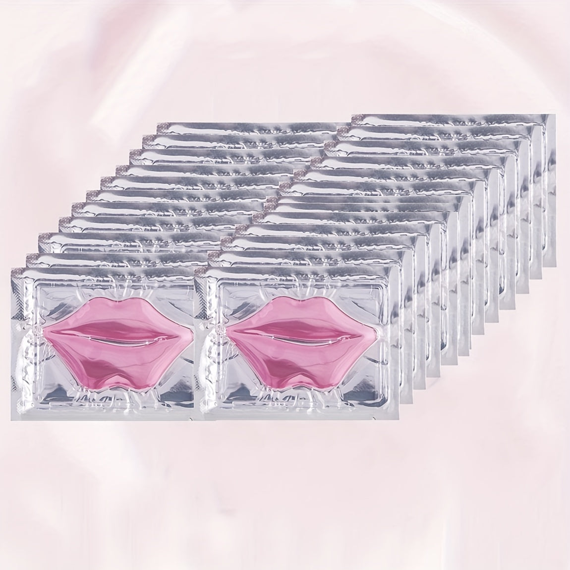 30pcs Hyaluronic acid Pink Crystal Lip Mask Patch for Hydrated Lips, Moisturizing And Hydrating Anti-Dry Lip Care & & Lip Sleeping & Lip Nourishes & Lip Soothing Mother Gifts Set Gifts for Women