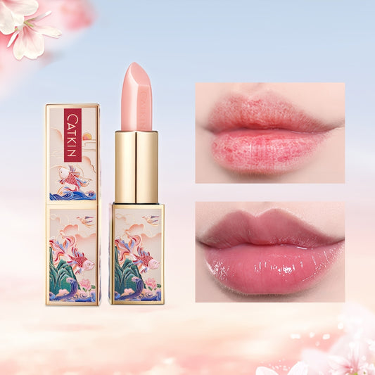 CATKIN Moonlight Lip Balm, 3.3g - Hydrating & Color Changing, Instant Shine with Vitamin E & Peppermint, Moisturizing Lip Care for All Skin Types