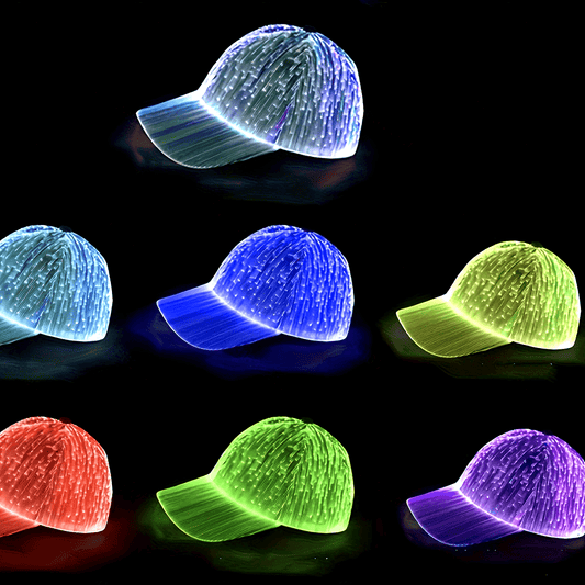 1pc LED Glowing Cap, Luminous Baseball Hat, 7 Colors Glow Hat, USB Charging Light Up Caps, Different Changing Modes Cool Glowing Hats Party Gift halloween christmas gift -winter, new year