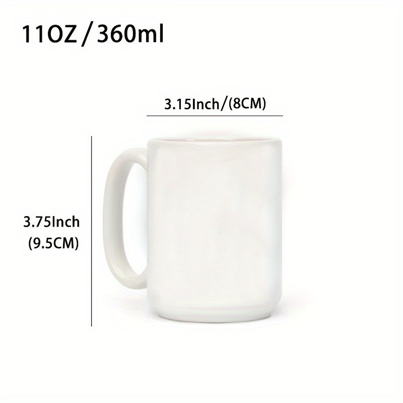 [Best Father] Letter Printing Ceramic Coffee Cup | 1pc | Ceramic | Unique | Coffee | Father's Day Birthday, Holiday, Party, Christmas | Best Gift for Dad