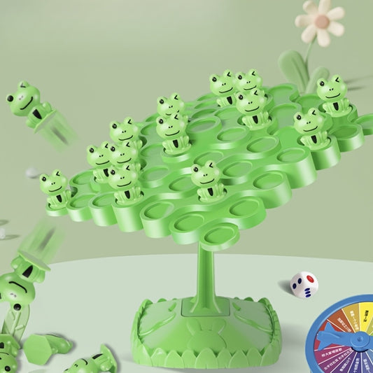 One set (Frog Balance Tree+Frog Chess Pieces*50) Concentration Training Board Game, Couple Game, Relationship Cultivation Tools, Puzzle, Double Puzzle Board Game, suitable for daily life, gifts