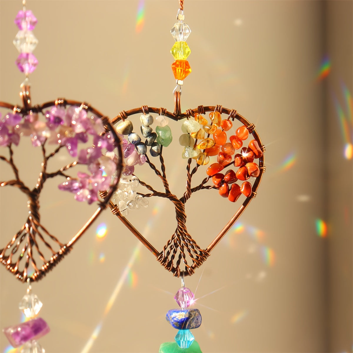 1pc/3pcs Tree of Life Sun Catcher Bring Positive Energy into Your Home with this Beautiful Tree of Life Sun Catcher!