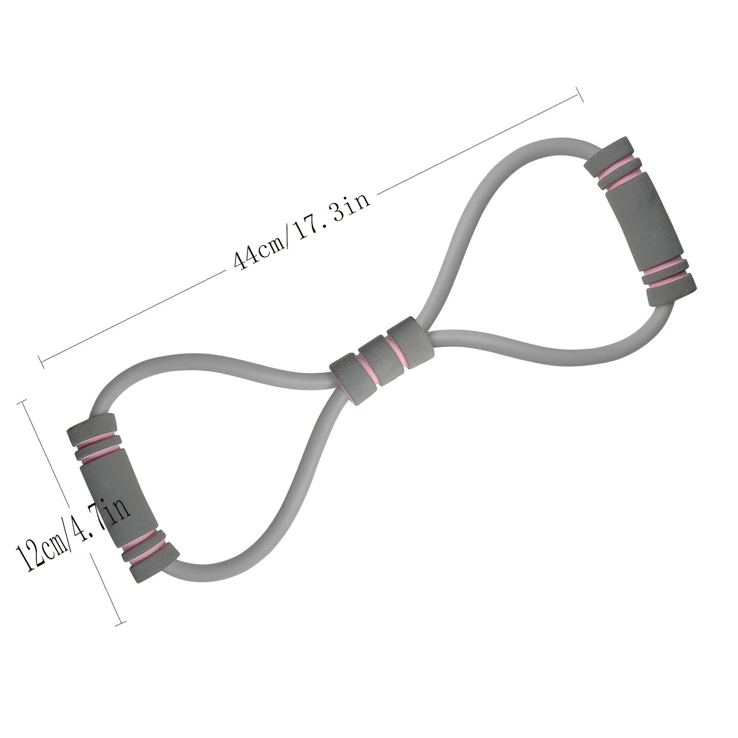 8-Shaped Yoga Resistance Band: Get Fit & Slim at Home with Thick Tension Rope!