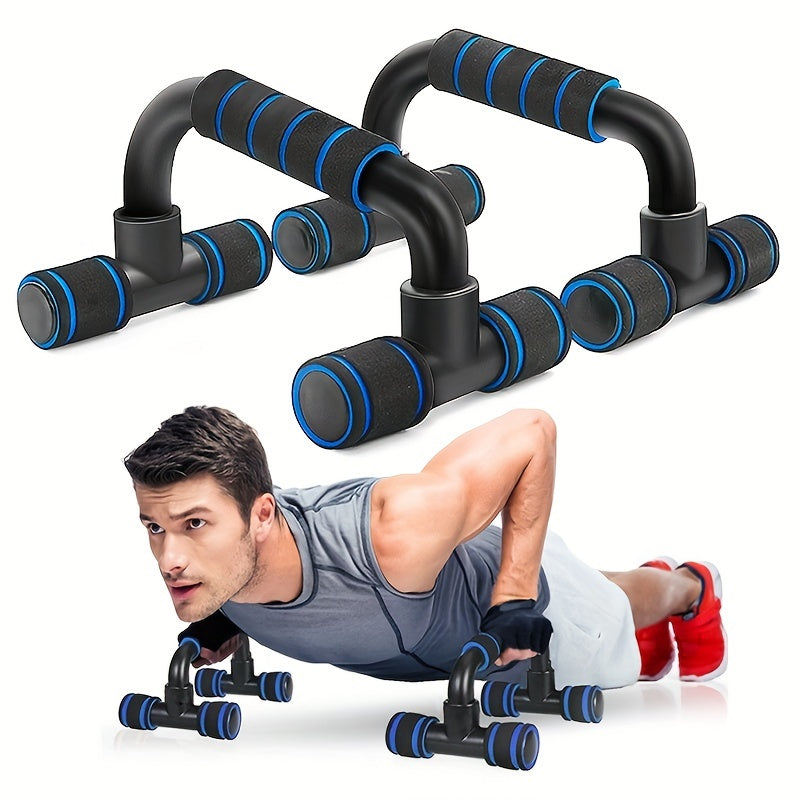 [Cushioned Push Up] Cushioned Foam Push Up Bars | Non-Slip Structure - Perfect for Men & Women's Exercise!
