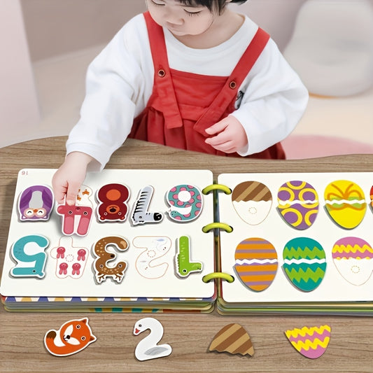 Interactive Quiet Book,Reusable Educational Learning Sticker Book,Enhancing Motor Skills And Cognitive Abilities,Learning and Educating Writing AIDS,Back-to-school Supplies,Halloween Christmas Gift