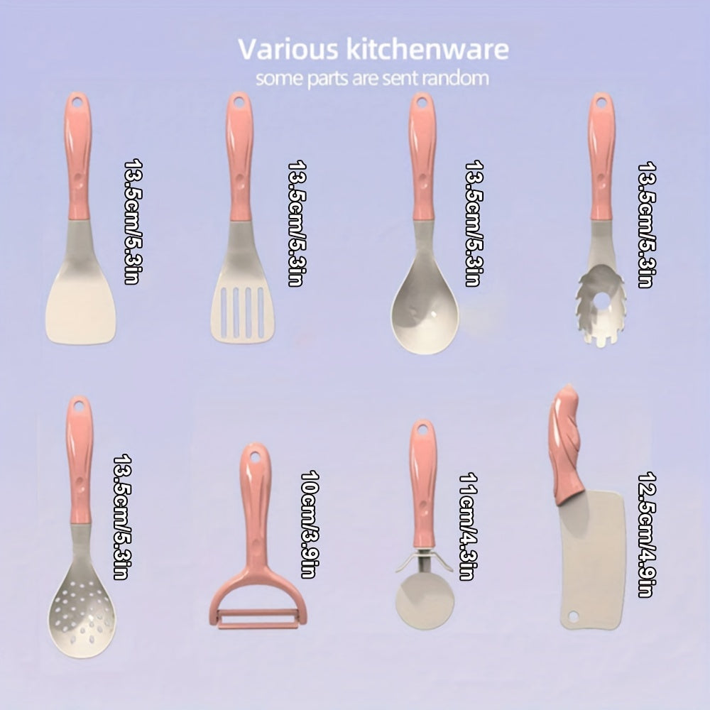 Play House Simulation Mini Kitchen Set, 61pcs/28pcs Youngsters's Simulation Mini Kitchenware Set Pressure Cooker Induction Cooker Cutting Fruit Kitchen Cooking Set Interactive Game Toy