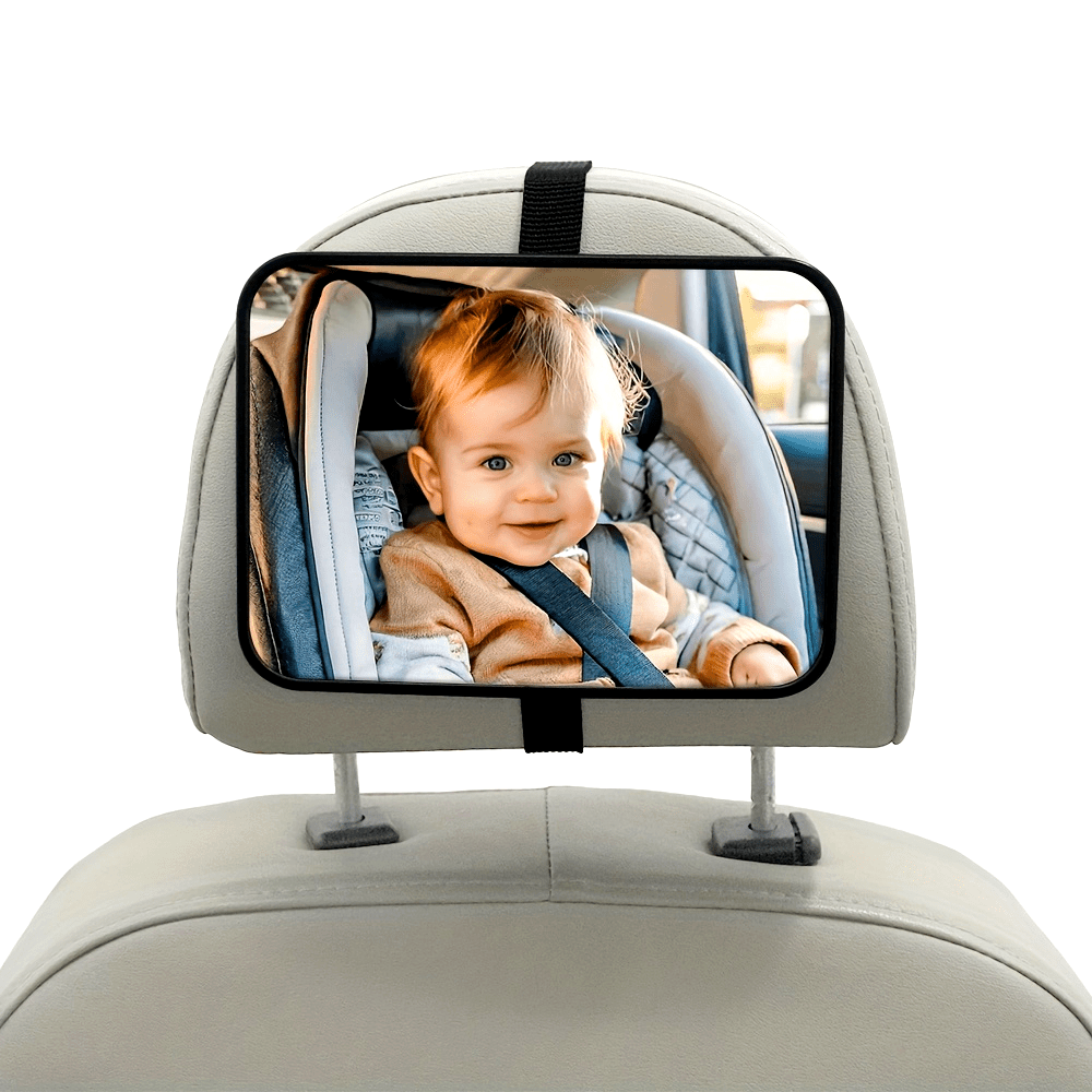 [Crash-Tested Car Mirror] Shatter-Resistant Car Mirror | Designed for Rear-Facing Infants, Crash-Tested, Providing a Broad And Clear View