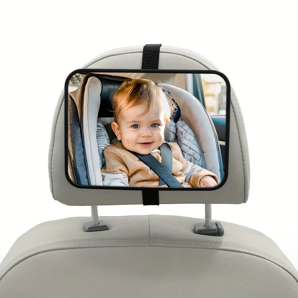 [Crash-Tested Car Mirror] Shatter-Resistant Car Mirror | Designed for Rear-Facing Infants, Crash-Tested, Providing a Broad And Clear View
