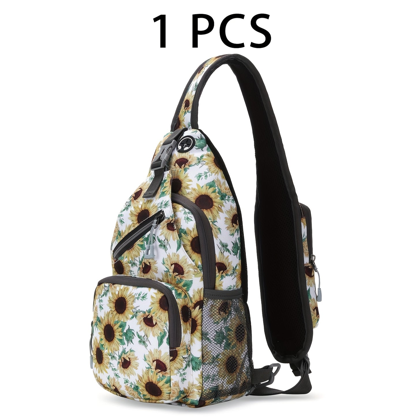 Sling Bag Lightweight Crossbody Sling Backpack for Women Men Large Shoulder Chest Bag Daypack for Hiking Traveling