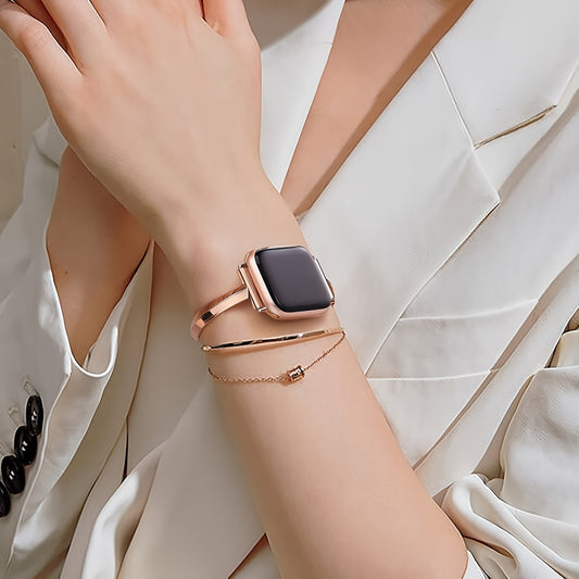 1pc, Women's Simple & Atmospheric T-Shape Strap, Suitable for iwatch38/40/41/42/44/45/46/49mm, Compatible with Apple Watch Ultra1/2/SE/series 10/9/8/7/6/5/4/3/2/1