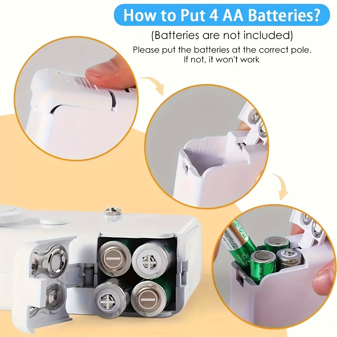 [Mini Sewing Machine] Portable Mini Electric Handheld Sewing Machine | for Quick Stitching, Home Use, Travel, and DIY Projects, Ideal for Beginners