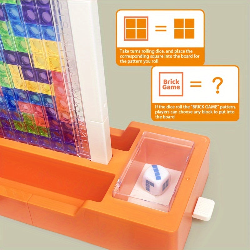 [Creative DIY Brain Teaser] 3D Mixed Color ABS Construction Toys - Creative DIY Stackable Brain Teaser Game Set - Educational Gift for Ages 8+