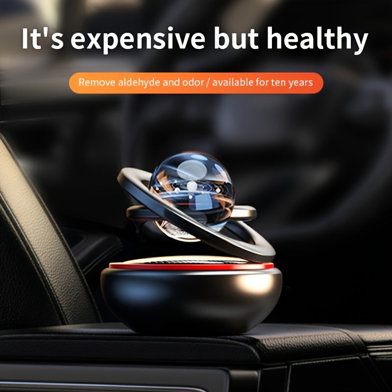 Solar Rotating Car Loaves Loaves Car Interior Decoration With Solid Car Fragrance Loaves