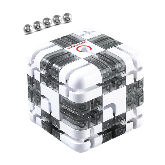 [Magic Cube] 3D Maze Magic Cube | Puzzle Maze Cube Brain Teaser, Educational Puzzle Toy For Children And Adults, Christmas Gift, Challenging Game