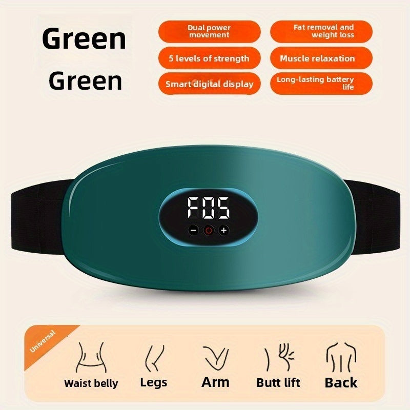 Fat Burning Belt, High-Frequency Vibration Fat Loss Belt - Portable, Rechargeable Lithium Battery, 36V or Below, Standing Fat Burning Belt for Home Use, Fat Burning Belt|Standing Fat Loss Belt|Rechargeable Fat Loss Belt
