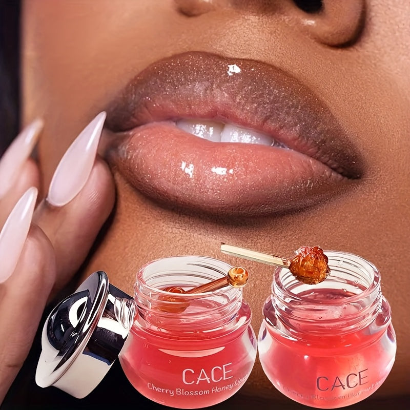 [Natural Lipstick] Natural Moisturizing Rose Cherry Honey Peach Lipstick & Lip Oil Mask | Hypoallergenic Matte Finish, Unisex Lip Balm for All Light Beige Types, Smooth Lines