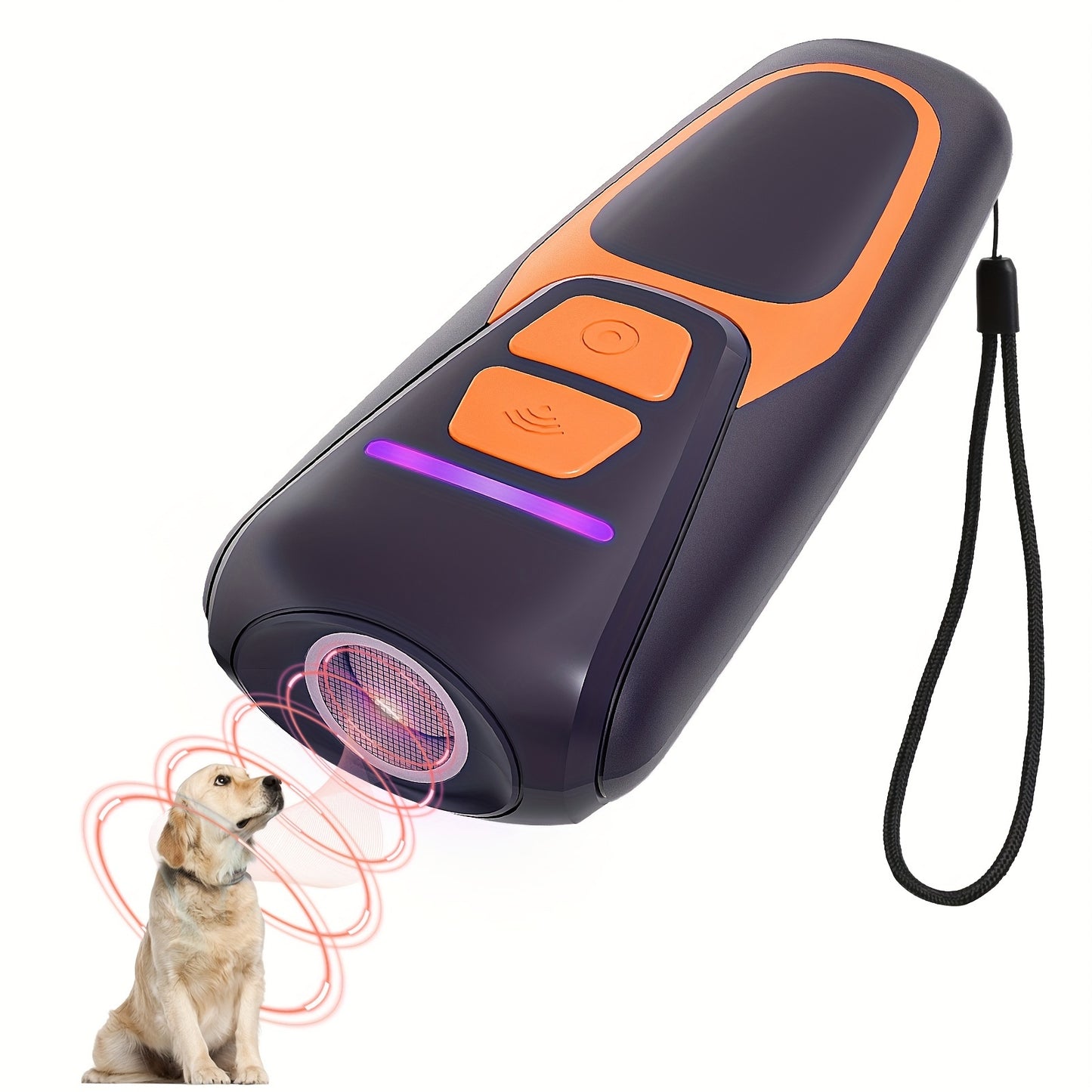 TMA Anti Barking Device For Dogs, Rechargeable Dog Bark Deterrent Devices, Ultrasonic Dog Bark Control 15.24meter Range, Dog Barking Ultrasonic Safe For Dogs & Human Portable Indoor Outdoor