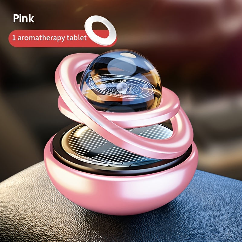 Solar Rotating Car Loaves Loaves Car Interior Decoration With Solid Car Fragrance Loaves