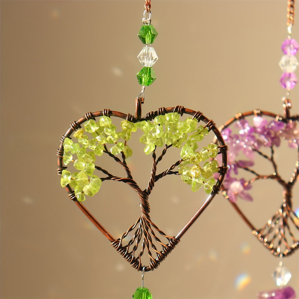 1pc/3pcs Tree of Life Sun Catcher Bring Positive Energy into Your Home with this Beautiful Tree of Life Sun Catcher!