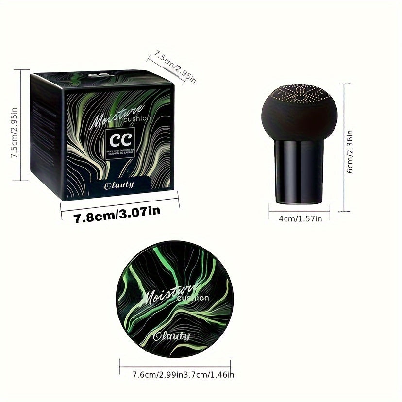 [Long-lasting CC Foundation] Long-lasting CC Foundation Mushroom Head Air Cushion Concealer BB Cream Makeup Setting Isolation