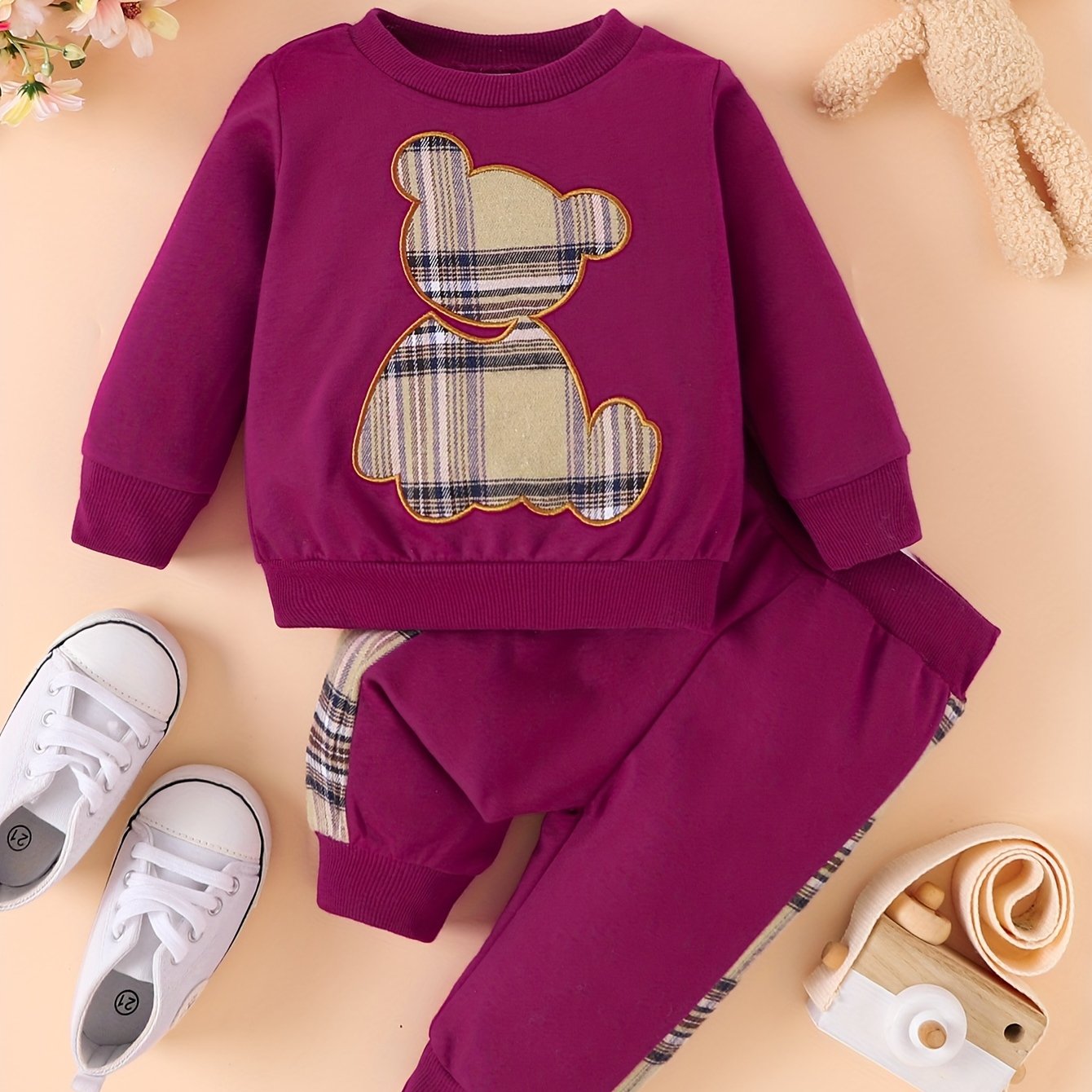 Toddler Baby Boy Clothes Set Long Sleeve Sweatshirt Top Casual Pants Fall Winter Outfit Sweatsuit, Perfect for Outdoor