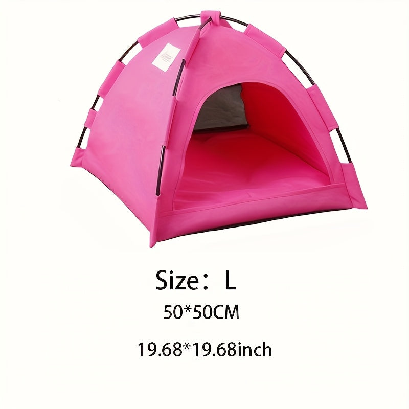 Cozy Pet Tent for Cats and Dogs - Soft and Comfortable Sleeping Nest with Solid Color Design Christmas Gift