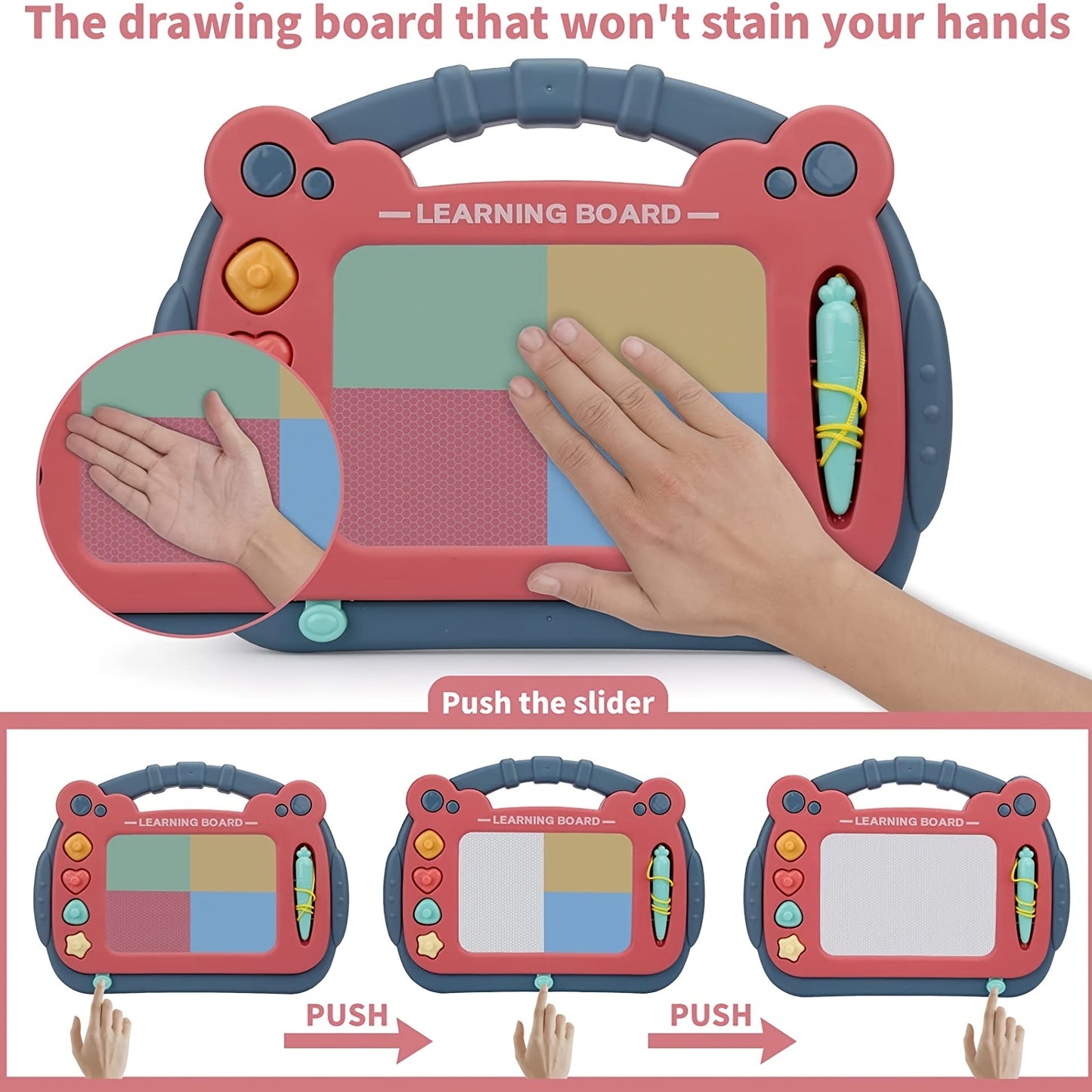 Magnetic Drawing Board | Educational Toy for Boys & Girls - Sketch, Graffiti, Learning Fun
